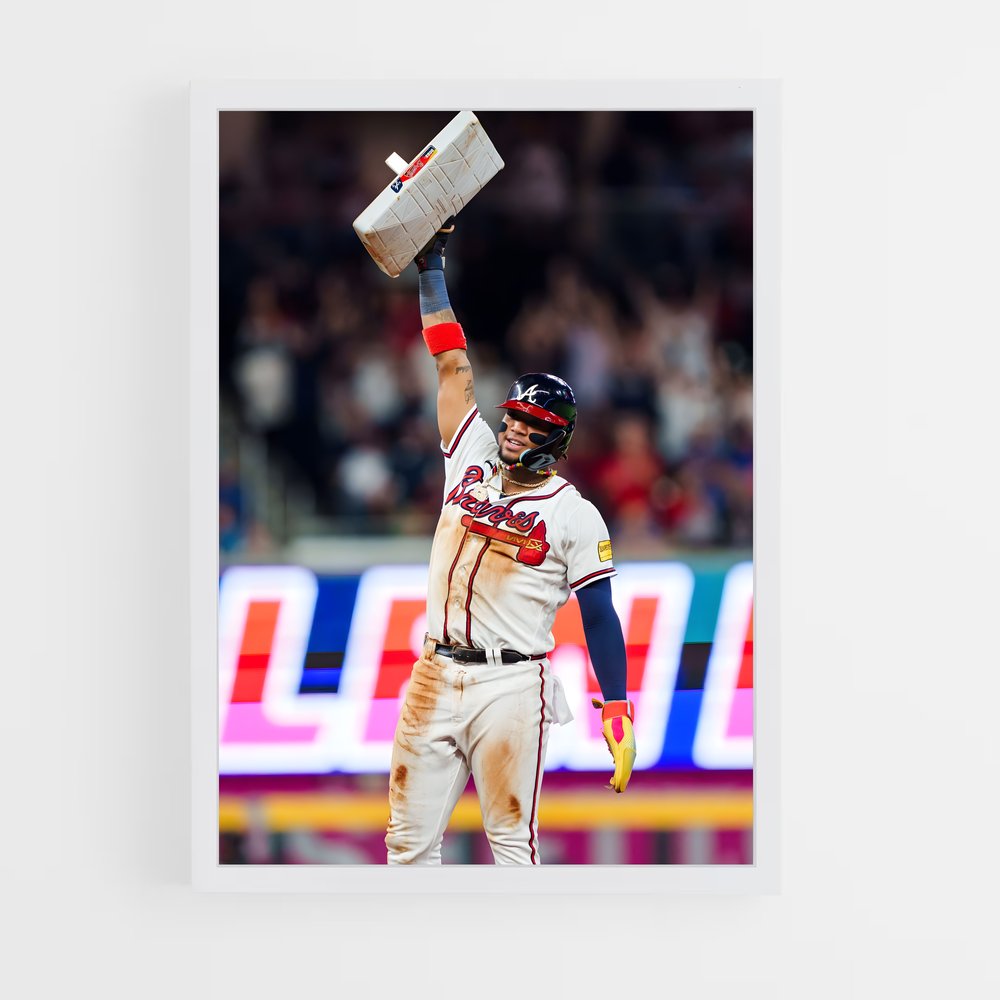 Poster Ronald acuna – affiche Baseball (vue 3)